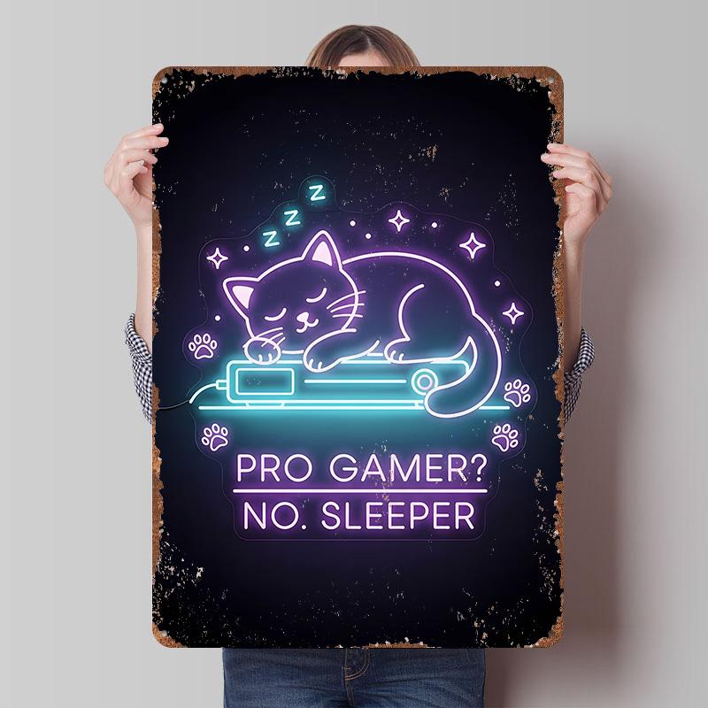 Pro Gamer No Sleeper Neon Sign Metal Poster Customized Wall Art Retro Vintage Tinplate Signs for Coffee Bar Accessories Decor 7.9x11.8In(20x30cm)
Pro Gamer No Sleeper Neon Sign Metal Poster Customized Wall Art Retro Vintage Tinplate Signs for Coffee Bar Accessories Decor 7.9x11.8In(20x30cm)