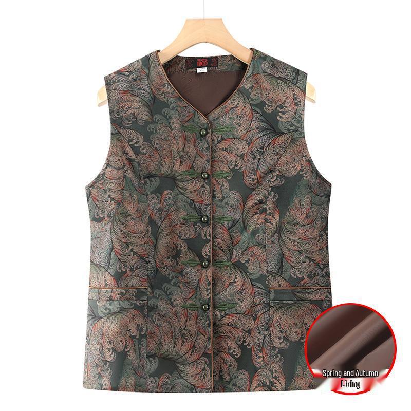Women s Fleece-Lined Vest - Autumn/Winter Tang Suit Style for Mid-Aged & Elderly, Warm Shoulder Cape for Stylish Mothers & Grandmas. 2XL (100-115 jin)
Women s Fleece-Lined Vest - Autumn/Winter Tang Suit Style for Mid-Aged & Elderly, Warm Shoulder Cape for Stylish Mothers & Grandmas. 2XL (100-115 jin)