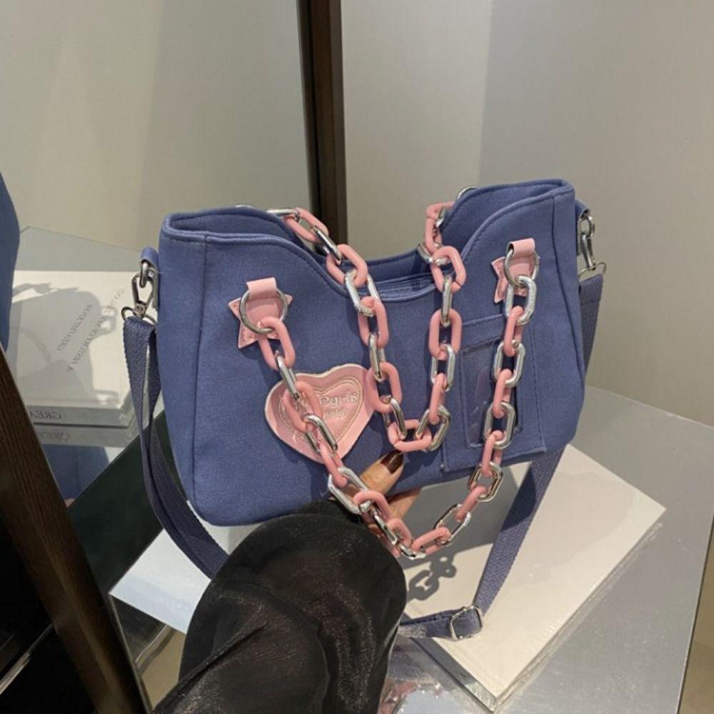 Винтажная сумка-тоут Harajuku INS Underarm Chain Bag Trendy Y2K Shoulder Bag Women синий
Винтажная сумка-тоут Harajuku INS Underarm Chain Bag Trendy Y2K Shoulder Bag Women синий
