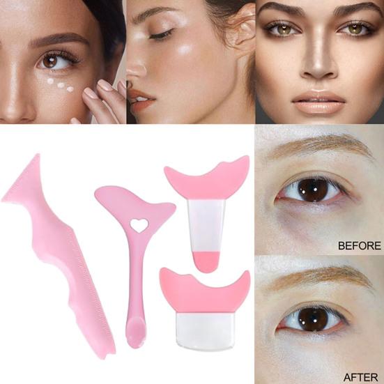 Eyeliner Stencils Wing Tips Silicone Beauty Ruler Makeup Tools Set for Eyeshadow Lipstick Eyebrow Drawing Aid рожевий
Eyeliner Stencils Wing Tips Silicone Beauty Ruler Makeup Tools Set for Eyeshadow Lipstick Eyebrow Drawing Aid рожевий