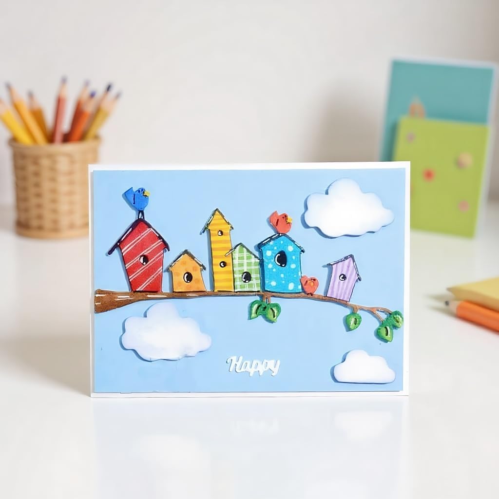 Cartoon Small houses on the treetops Carbon Steel Cutting Dies for Scrapbooking Photo Album Decoration DIY Cards Making Craft Dies Cut dies
Cartoon Small houses on the treetops Carbon Steel Cutting Dies for Scrapbooking Photo Album Decoration DIY Cards Making Craft Dies Cut dies