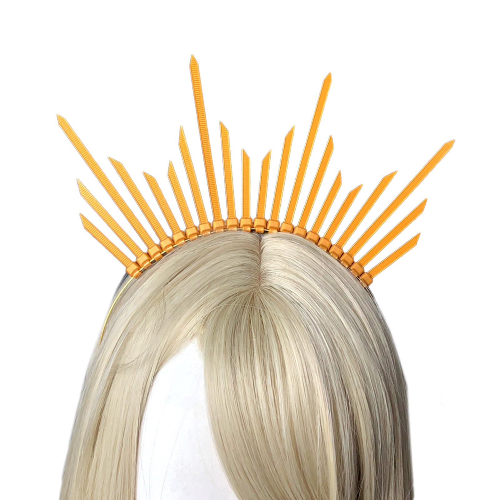 Teens Students Halloween Hairband with Sunbursts Spike Cosplay Angel Holy Shape Spike Headbands Performances Hair Hoop
Teens Students Halloween Hairband with Sunbursts Spike Cosplay Angel Holy Shape Spike Headbands Performances Hair Hoop