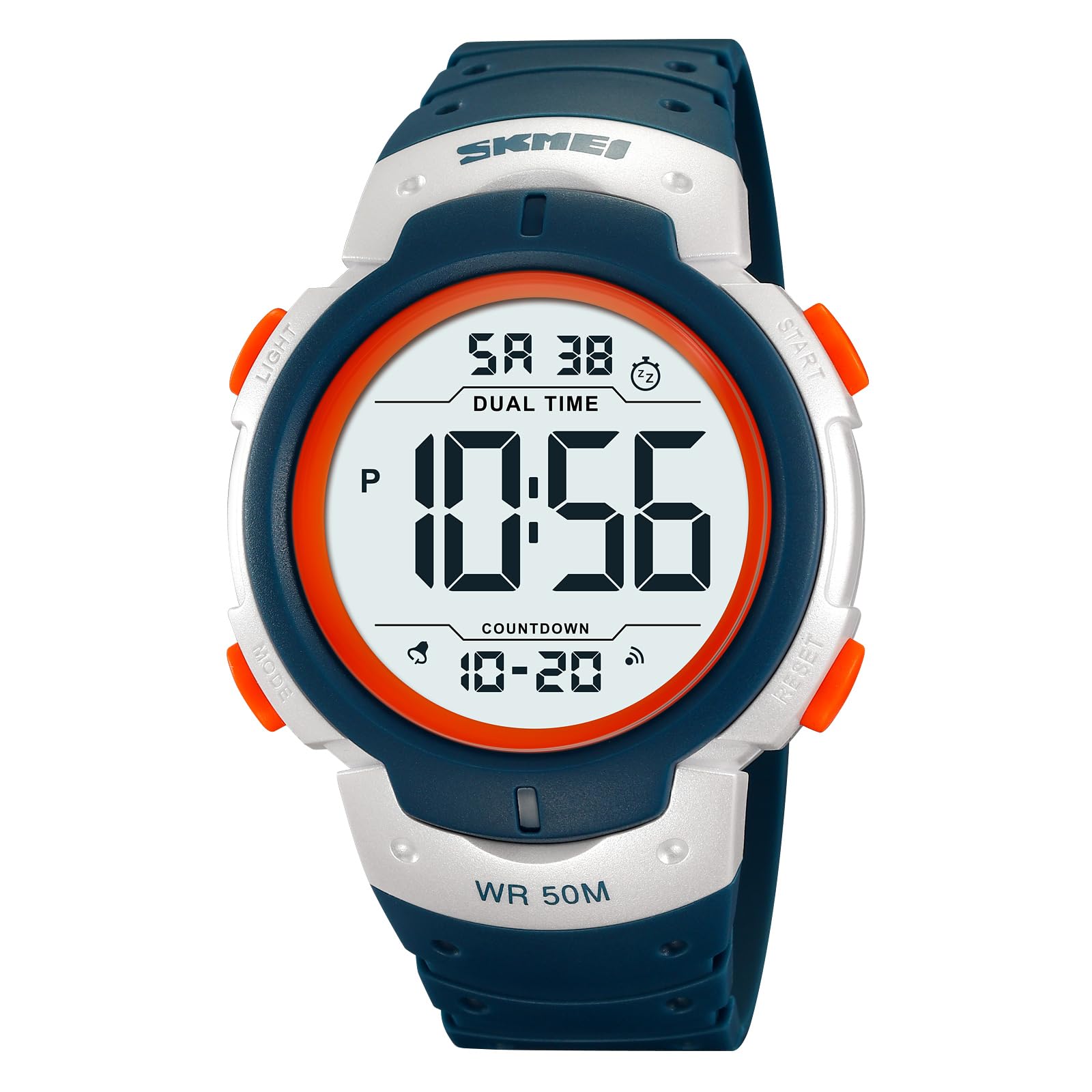 Datirzyx Digital Easy to Sports Watch with Dual Time and Japanese Instruction Manual Men s Large-Scale Watch, Read, Waterproof, Stopwatch, Timer,
Datirzyx Digital Easy to Sports Watch with Dual Time and Japanese Instruction Manual Men s Large-Scale Watch, Read, Waterproof, Stopwatch, Timer,