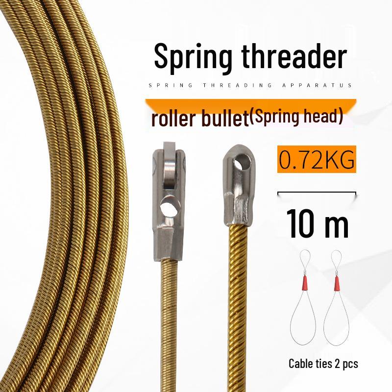 Универсальный электрический прокладчик и протяжка проводов для скрытой проводки и прокладки кабелей через стены
Универсальный электрический прокладчик и протяжка проводов для скрытой проводки и прокладки кабелей через стены