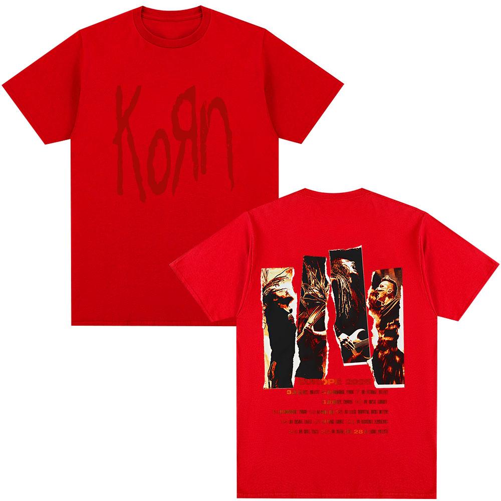 ZX Korn Europe Tour 2026 Merch T Shirt Metal Gothic Rock Band T Shirts Men Women Cotton Oversized Short Sleeve Tshirt Streetwear S
ZX Korn Europe Tour 2026 Merch T Shirt Metal Gothic Rock Band T Shirts Men Women Cotton Oversized Short Sleeve Tshirt Streetwear S