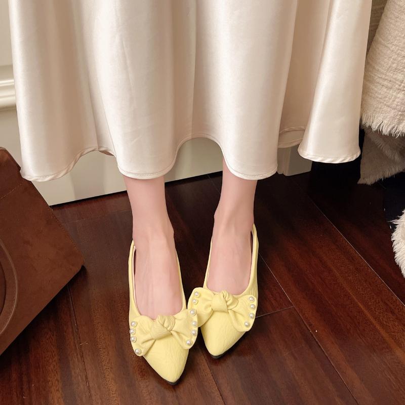 Мода 2025 Новые Женские Универсальные Темпераментные Туфли-балетки с Острым Носком и Бантом Весна Лето Новые Модные Элегантные Удобные Платье Балетки 41 жёлтый
Мода 2025 Новые Женские Универсальные Темпераментные Туфли-балетки с Острым Носком и Бантом Весна Лето Новые Модные Элегантные Удобные Платье Балетки 41 жёлтый