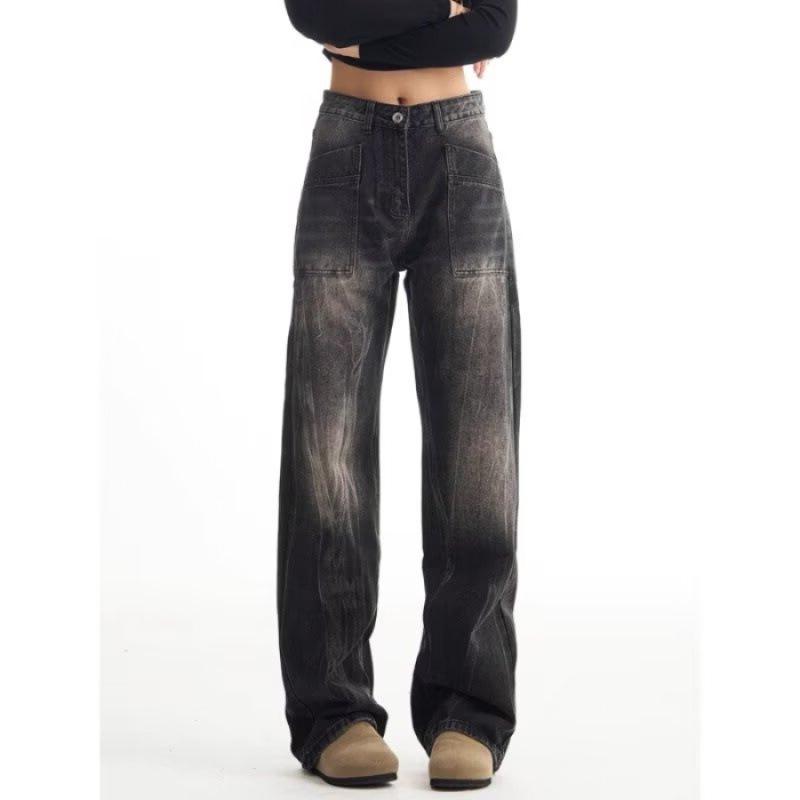 Джинсы клеш с широкими штанинами унисекс 2025 - Весенне-осенний стиль хай-стрит с эффектом потертости XL чёрный
Джинсы клеш с широкими штанинами унисекс 2025 - Весенне-осенний стиль хай-стрит с эффектом потертости XL чёрный