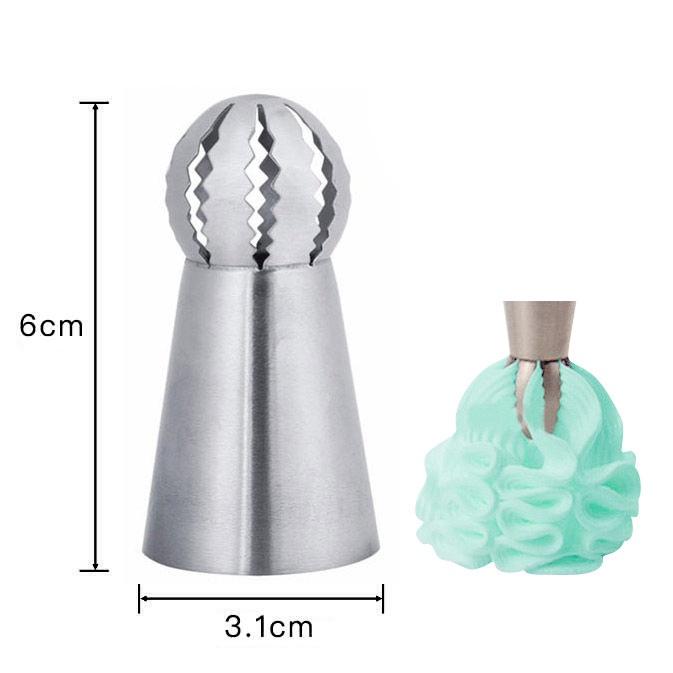 3PC Cupcake Stainless Steel Sphere Ball Shape Icing Piping Nozzles Pastry Cream Tips Flower Torch Pastry Tube Decoration Tools
3PC Cupcake Stainless Steel Sphere Ball Shape Icing Piping Nozzles Pastry Cream Tips Flower Torch Pastry Tube Decoration Tools