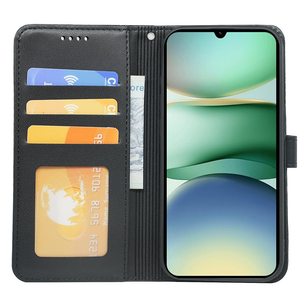 For Xiaomi Redmi A5 4G (171.7mm)/Poco C71 4G Wallet Case Magnetic Snap Leather Phone Cover with Strap Black
For Xiaomi Redmi A5 4G (171.7mm)/Poco C71 4G Wallet Case Magnetic Snap Leather Phone Cover with Strap Black