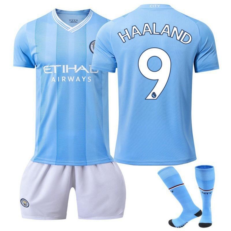 Factory 2324 Manchester City Football Jersey Home No. 9 Harland 17 De Braunet 24
Factory 2324 Manchester City Football Jersey Home No. 9 Harland 17 De Braunet 24