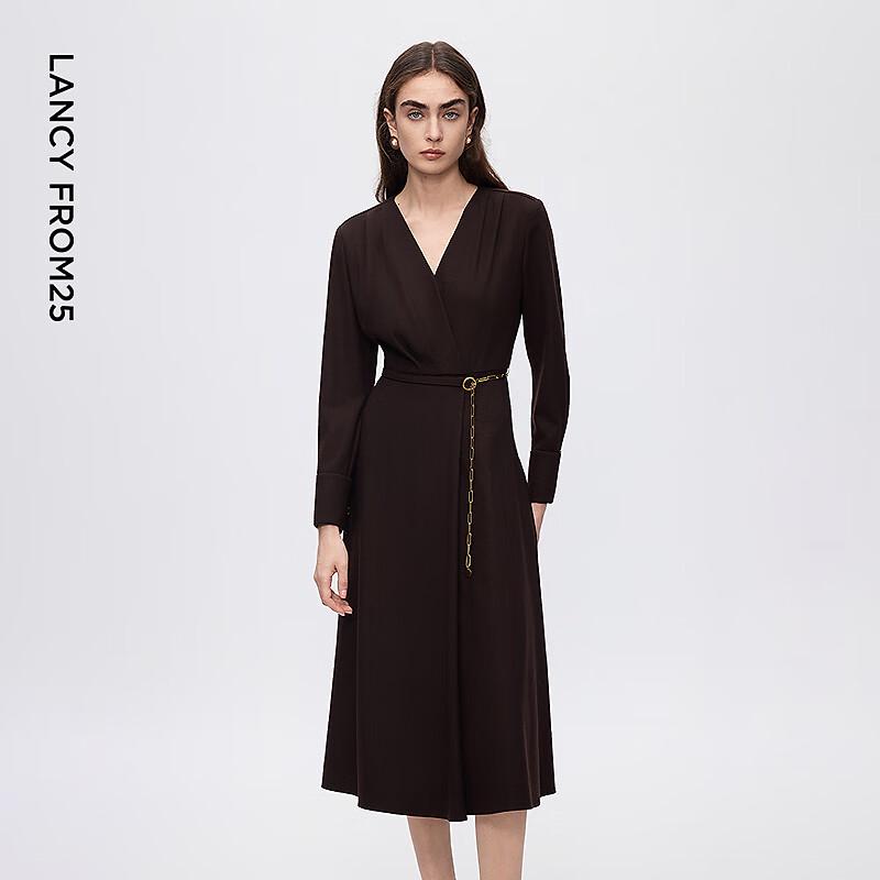 Langzi Wool Blend V-Neck A-Line Midi Dress S
Langzi Wool Blend V-Neck A-Line Midi Dress S