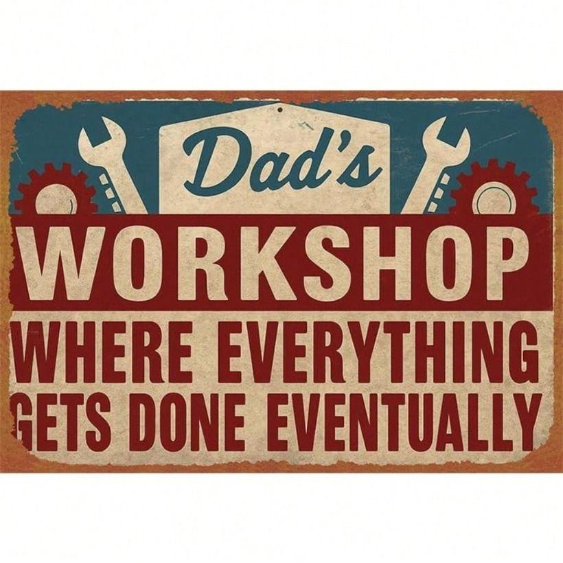 Vintage Metal Poster for Wall Garage Workshop Man Cave Gift
Vintage Metal Poster for Wall Garage Workshop Man Cave Gift