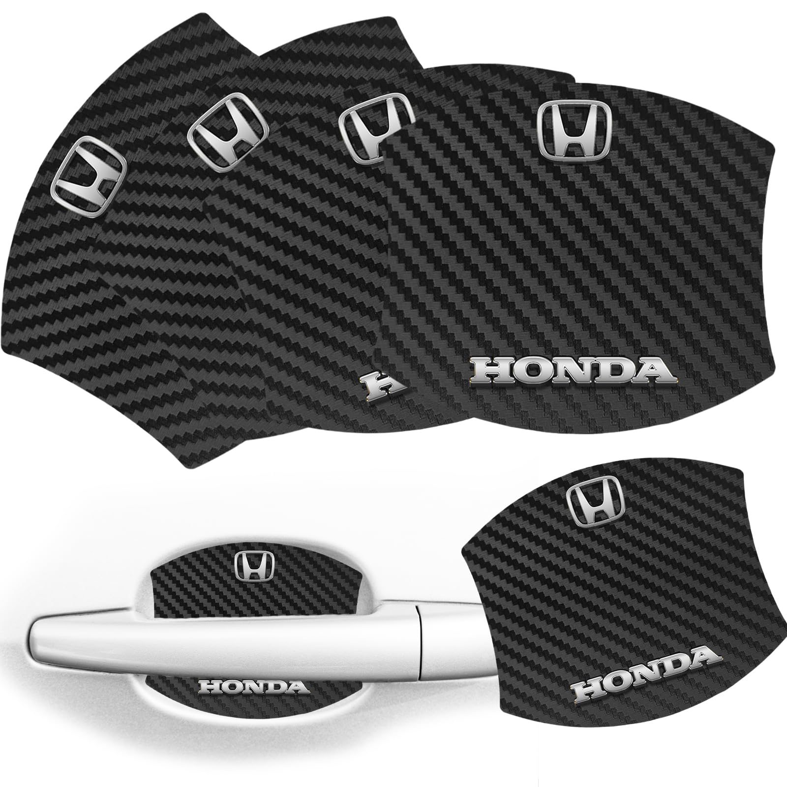 Car Door Handle Protector Universal for Many Car Types Car Protection Carbon Door Knob Door Handle Protector Film 4 Sheets + 2 Spare Sheets (Honda)
Car Door Handle Protector Universal for Many Car Types Car Protection Carbon Door Knob Door Handle Protector Film 4 Sheets + 2 Spare Sheets (Honda)