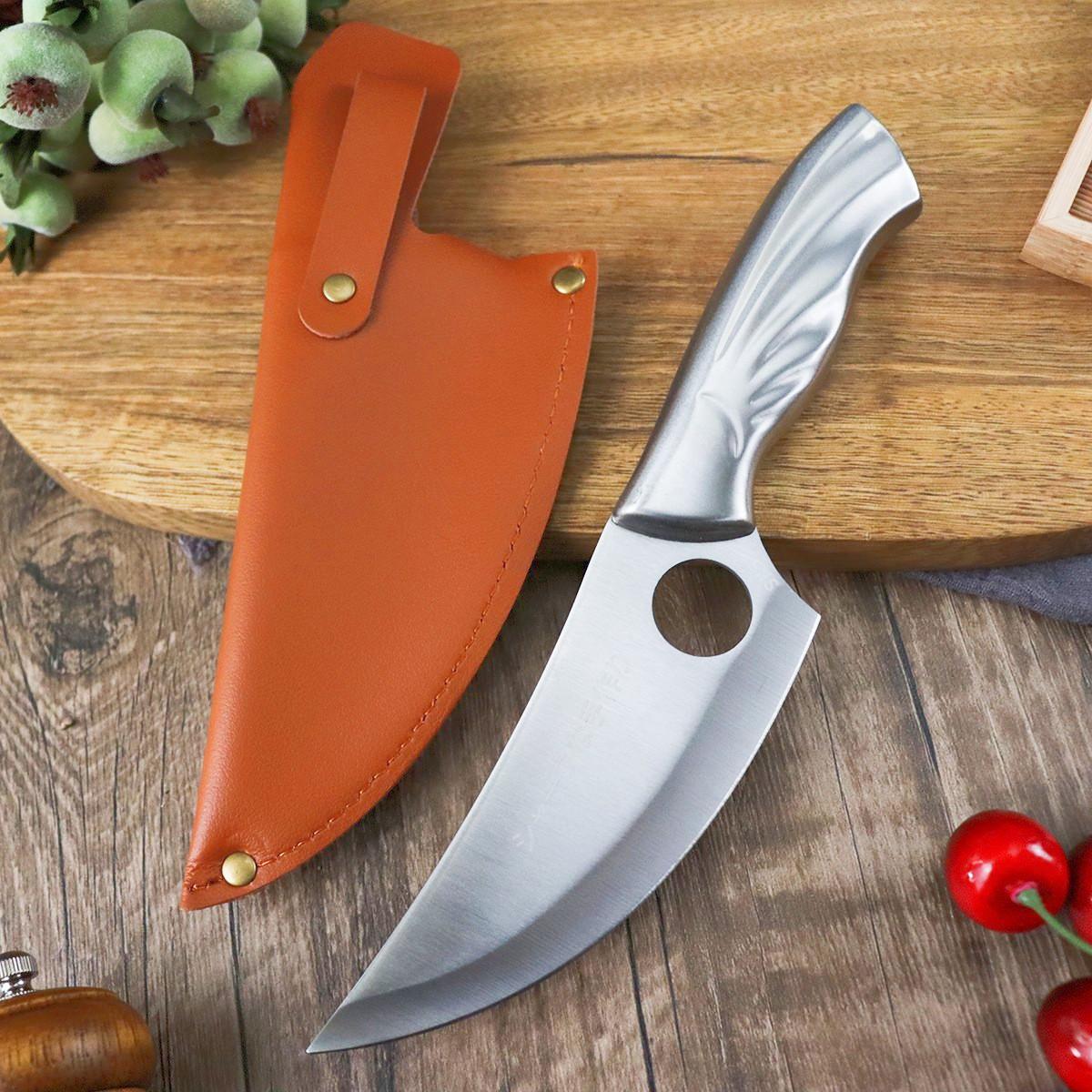 Нож для обвалки Бытовой кухонный нож Нож для нарезки ломтиками Нож для мяса Острый нож для мясника A With Cover
Нож для обвалки Бытовой кухонный нож Нож для нарезки ломтиками Нож для мяса Острый нож для мясника A With Cover