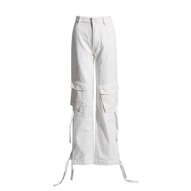 European & American Style Women s High Waist Cargo Jeans with Double Pockets and Contrast Stitching - Spring 2026 Collection. S білий
European & American Style Women s High Waist Cargo Jeans with Double Pockets and Contrast Stitching - Spring 2026 Collection. S білий