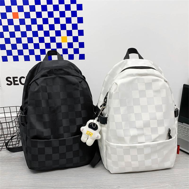 Korean Style Plaid Backpack for Students – Trendy, Casual, Large Capacity, Double Shoulder, Perfect for Middle & High School Without pendants
Korean Style Plaid Backpack for Students – Trendy, Casual, Large Capacity, Double Shoulder, Perfect for Middle & High School Without pendants