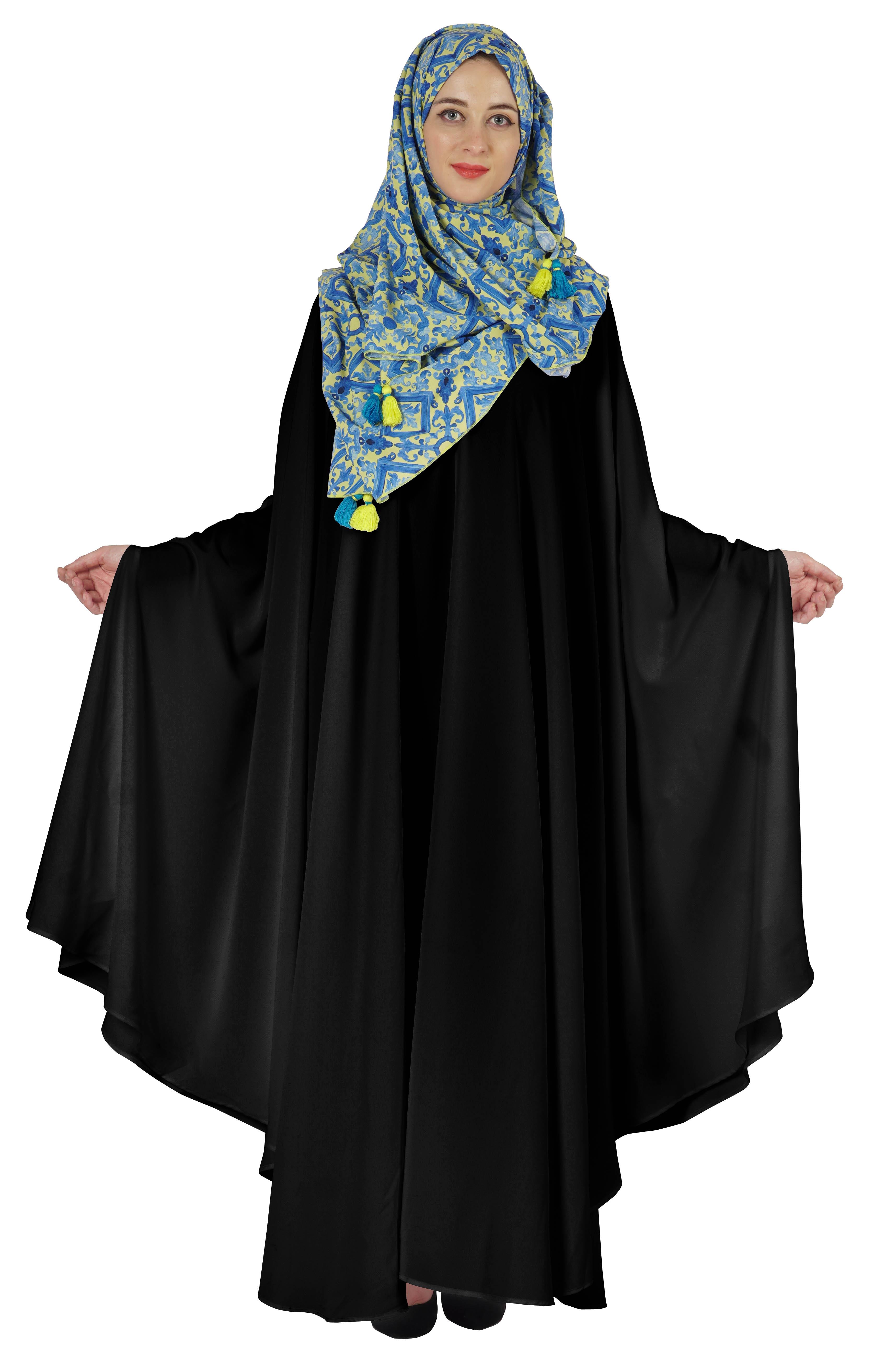 Bimba Solid Abaya With Hijab Scarf Исламское длинное платье для молитв для женщин с рукавами-кимоно 3X-Large чёрный
Bimba Solid Abaya With Hijab Scarf Исламское длинное платье для молитв для женщин с рукавами-кимоно 3X-Large чёрный