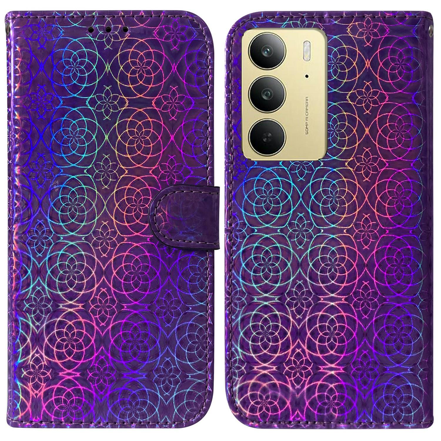 For Realme C75 4G Stand Case Dazzling Flower Leather Phone Cover Purple
For Realme C75 4G Stand Case Dazzling Flower Leather Phone Cover Purple