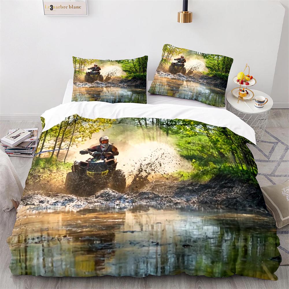 Dirt Bike Duvet Cover Set Lake Tree Motocross Bedding Set for Motorcycle Rider King Queen Full Size Polyester Comforter Cover 70x133cm 2pcs
Dirt Bike Duvet Cover Set Lake Tree Motocross Bedding Set for Motorcycle Rider King Queen Full Size Polyester Comforter Cover 70x133cm 2pcs