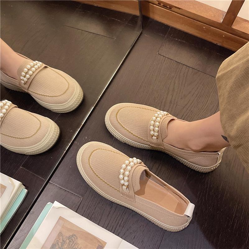Japan and South Korea shallow mouth thick-soled fisherman shoes 2024 spring knitted fly-knitting fashion beaded one-pedal loafers women 35 чёрный
Japan and South Korea shallow mouth thick-soled fisherman shoes 2024 spring knitted fly-knitting fashion beaded one-pedal loafers women 35 чёрный