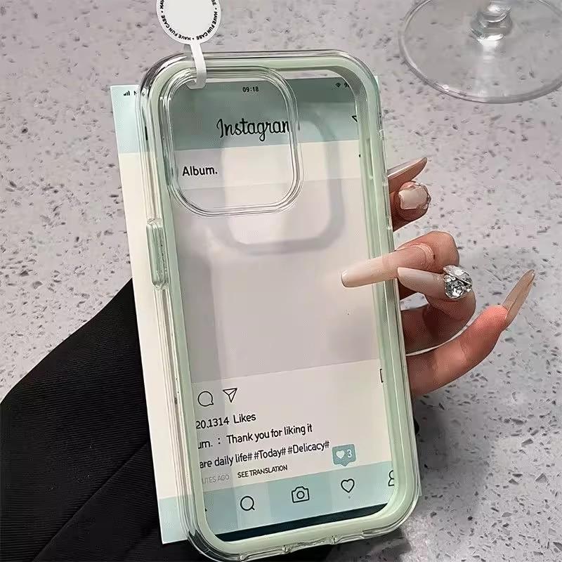 Розкішний прозорий чохол для телефону кольору цукерок для iPhone 17 Air 11 12 13 14 15 16 17 Pro Max Plus Ударостійкий м який бампер iPhone17 Pro
Розкішний прозорий чохол для телефону кольору цукерок для iPhone 17 Air 11 12 13 14 15 16 17 Pro Max Plus Ударостійкий м який бампер iPhone17 Pro