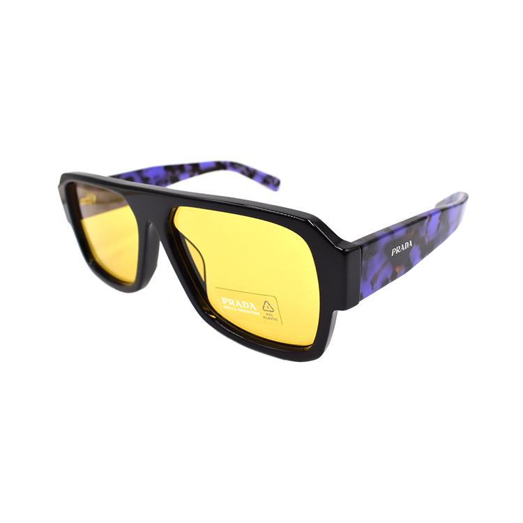 Prada Catwalk Fashion Holiday Travel Edition Sunglasses SPR22Y Irregular Shape Men sunglasses Black Black-Purple SPR22Y-F-1AB-0B7 Basic Packaging-Eyeglass Case+Box
Prada Catwalk Fashion Holiday Travel Edition Sunglasses SPR22Y Irregular Shape Men sunglasses Black Black-Purple SPR22Y-F-1AB-0B7 Basic Packaging-Eyeglass Case+Box