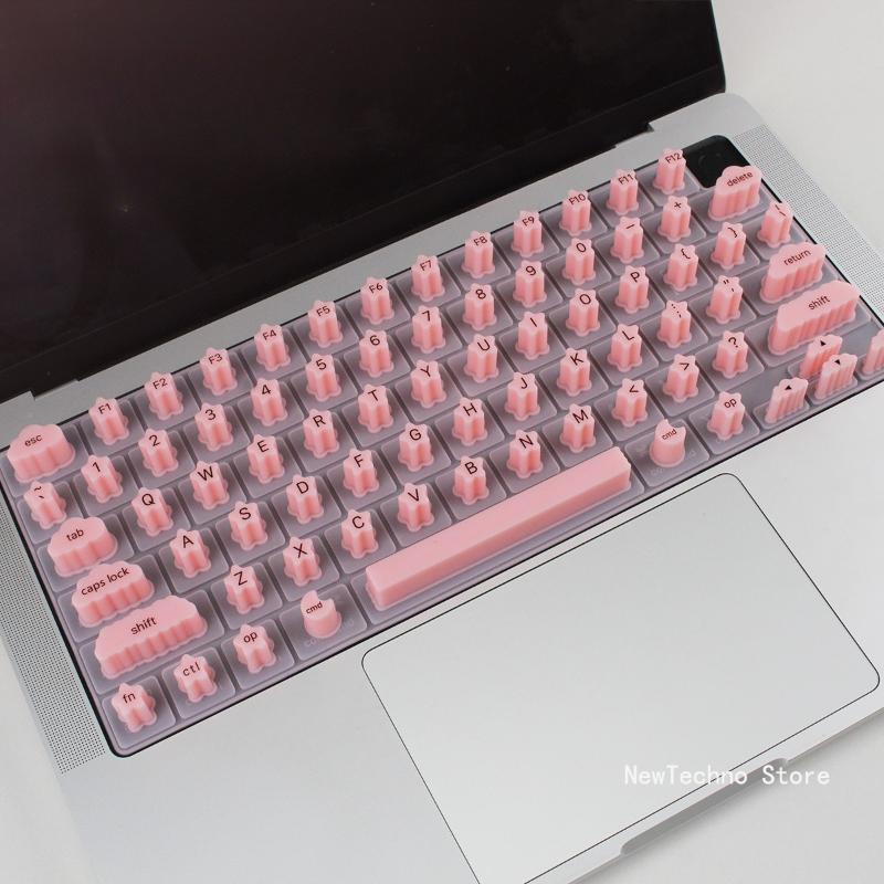 New Silicone Laptop Keyboard Film Long Nails Convenient Typing Artifact Protects Manicure Available Press on Nails Key Caps рожевий
New Silicone Laptop Keyboard Film Long Nails Convenient Typing Artifact Protects Manicure Available Press on Nails Key Caps рожевий