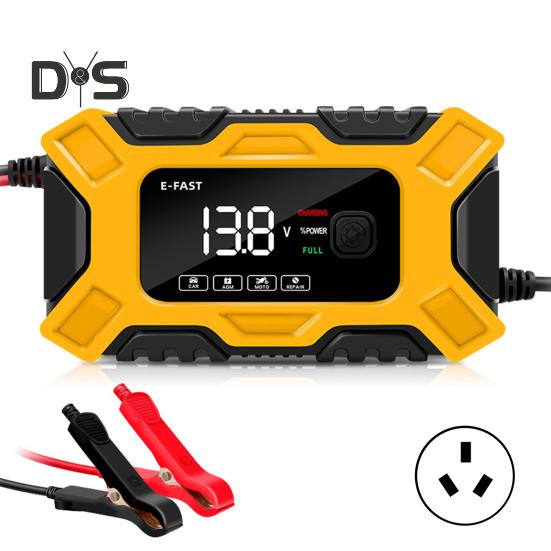 Энергосберегающее свинцово-кислотное зарядное устройство с большим экраном, практичное интеллектуальное устройство для обслуживания аккумуляторов для автомобилей и мотоциклов AU Plug
Энергосберегающее свинцово-кислотное зарядное устройство с большим экраном, практичное интеллектуальное устройство для обслуживания аккумуляторов для автомобилей и мотоциклов AU Plug