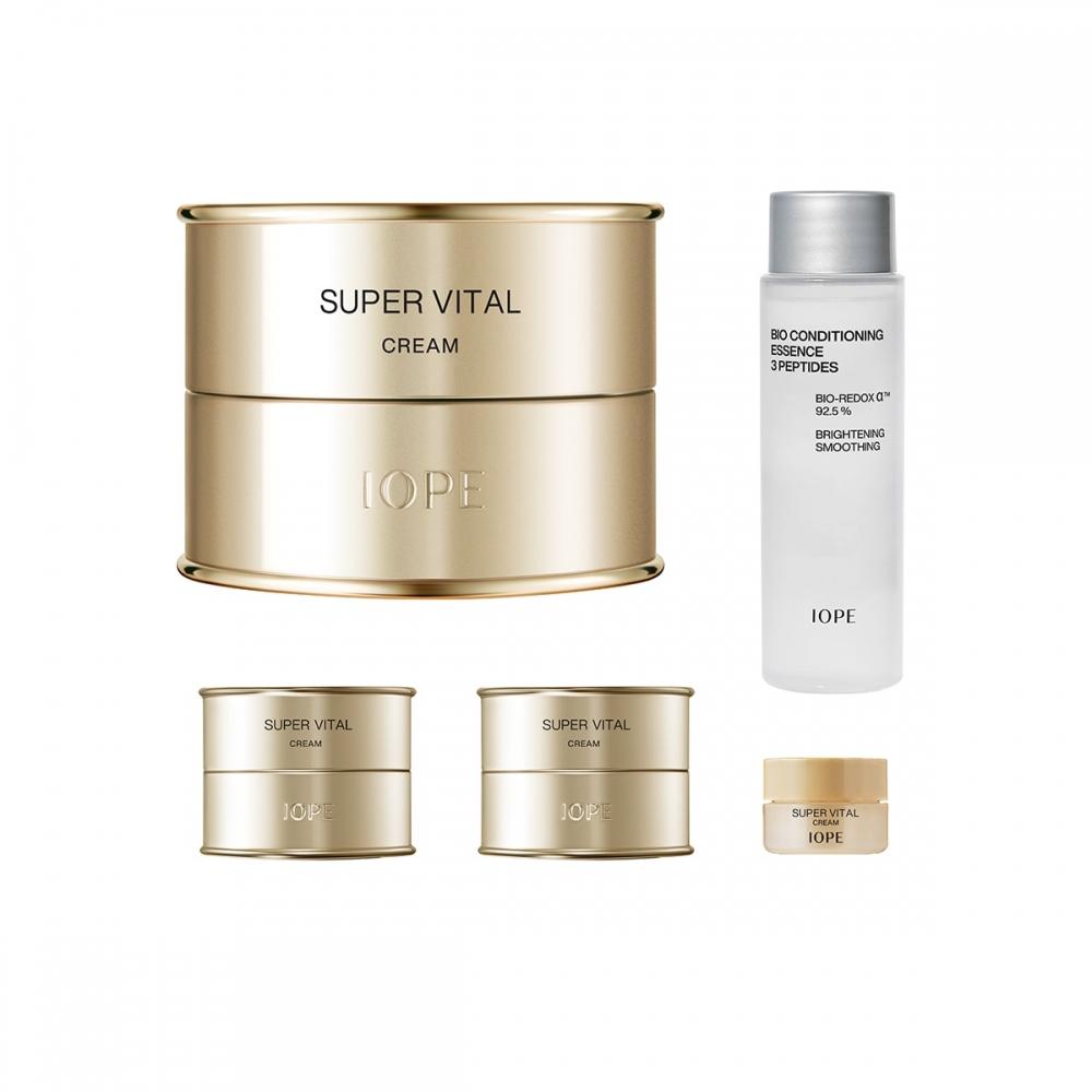 Крем Iope Supervital 50 мл + Крем 25 мл + Сыворотка 48 мл
Крем Iope Supervital 50 мл + Крем 25 мл + Сыворотка 48 мл