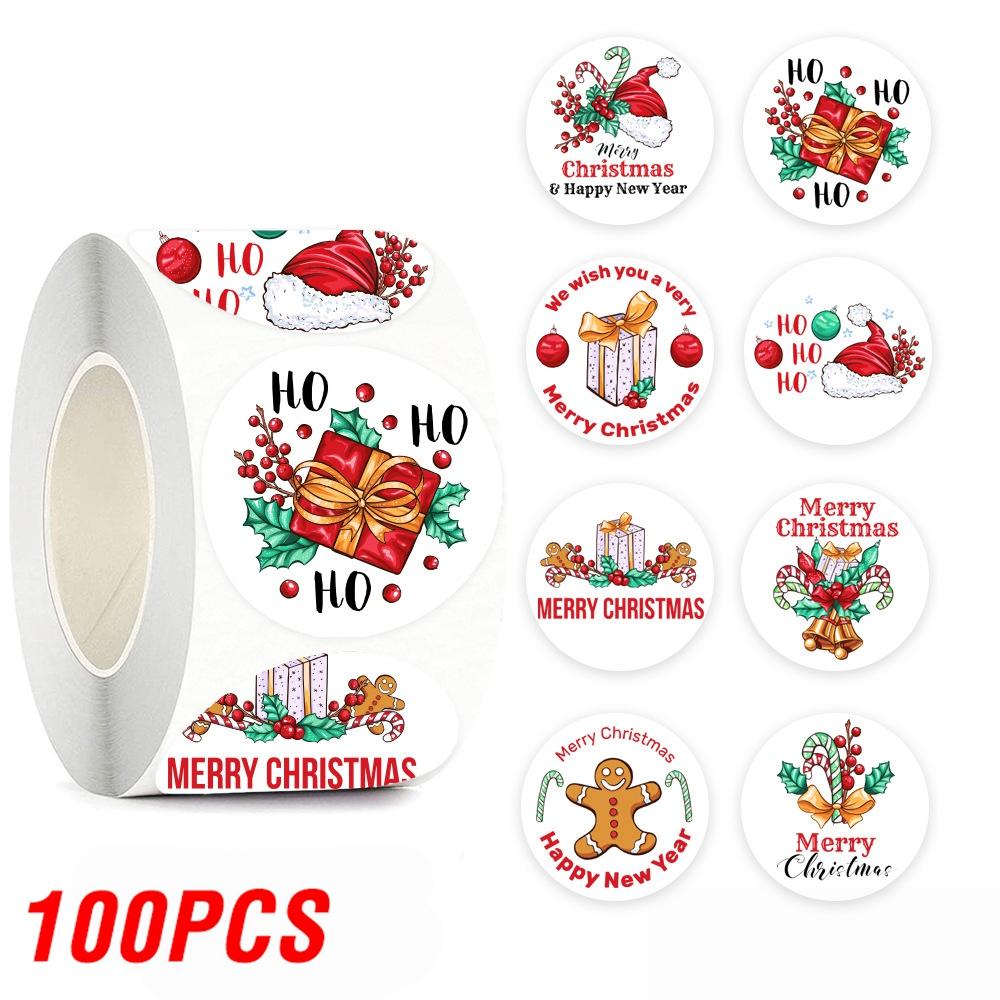 100-500pcs Merry Christmas Sticker , Round Adhesive Decoration Sticker for Cards Envelope Seal Xmas Gift Wraps Box Bags
100-500pcs Merry Christmas Sticker , Round Adhesive Decoration Sticker for Cards Envelope Seal Xmas Gift Wraps Box Bags