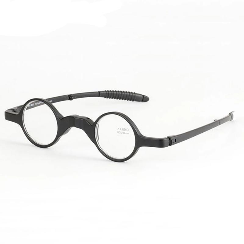 New Folding Reading Glasses Men Black Small Round Eyewear TR90 Opitcal Ultra Light Portable Ladies Round Glasses With Case +250 чёрный
New Folding Reading Glasses Men Black Small Round Eyewear TR90 Opitcal Ultra Light Portable Ladies Round Glasses With Case +250 чёрный