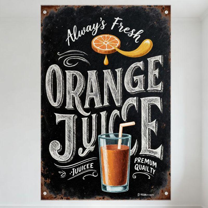 Vintage Orange Juice Metal Tin Sign - Always Fresh Retro Rustic Wall Decor for Kitchen Bar Man Cave Cafe Restaurant Home Decor 20x30cm(7.8x11.8inch)
Vintage Orange Juice Metal Tin Sign - Always Fresh Retro Rustic Wall Decor for Kitchen Bar Man Cave Cafe Restaurant Home Decor 20x30cm(7.8x11.8inch)
