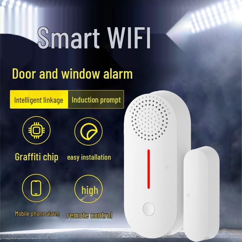 Tuya Smart WiFi Door/Window Sensor with Built-in Buzzer Alarm
Tuya Smart WiFi Door/Window Sensor with Built-in Buzzer Alarm