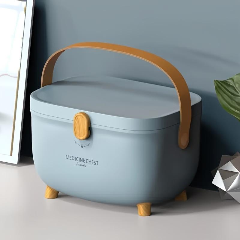 Large Capacity Multi Compartment Medicine Organizer Box Portable with Handle for Home Travel Nursing Homes Retro Design синій
Large Capacity Multi Compartment Medicine Organizer Box Portable with Handle for Home Travel Nursing Homes Retro Design синій