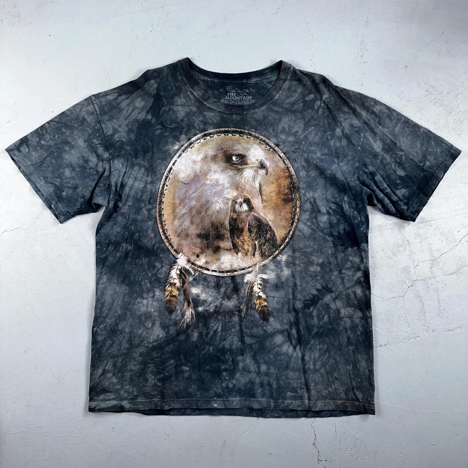 The Mountain Spirit of The Hawk Cathering Tribe Tie Dye VTG T Shirt XL Bird XL
The Mountain Spirit of The Hawk Cathering Tribe Tie Dye VTG T Shirt XL Bird XL