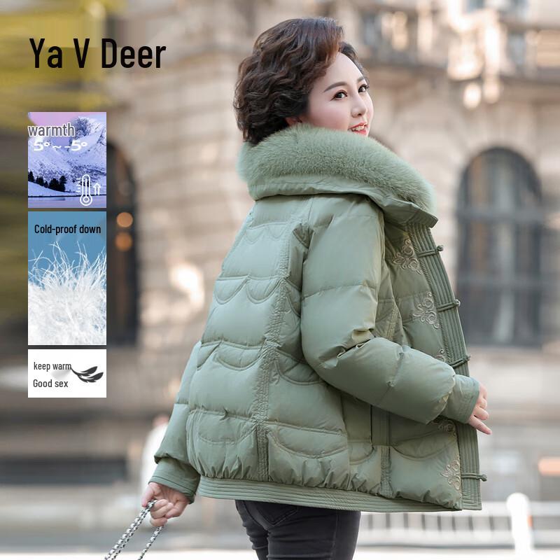 Женский пуховик Yalu с коротким воротником из лисьего меха 2XL
Женский пуховик Yalu с коротким воротником из лисьего меха 2XL