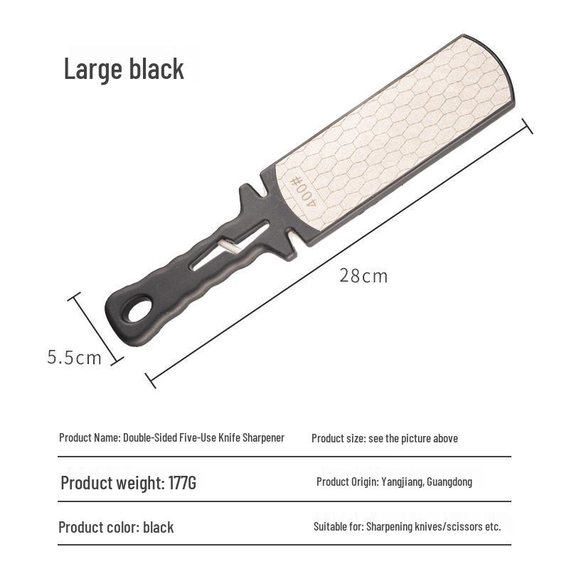 Двосторонній алмазний точильний камінь 400 грит для кухонних ножів
Двосторонній алмазний точильний камінь 400 грит для кухонних ножів