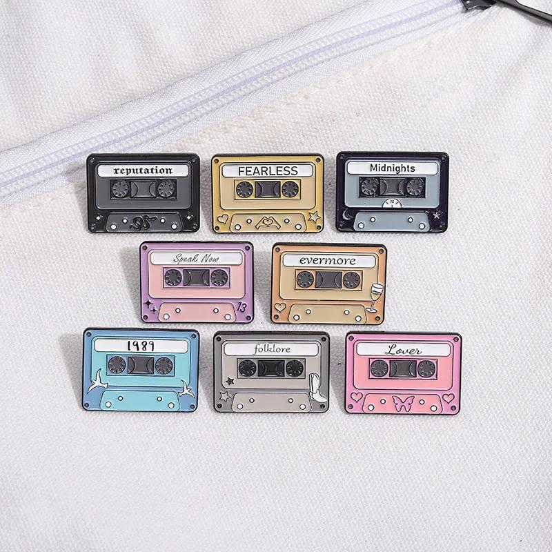 8 Pcs Vintage Magnetic Tape Radio Brooch Creative Clothing Accessories Lapel Pin Fashion Metal Badge Gifts for Women
8 Pcs Vintage Magnetic Tape Radio Brooch Creative Clothing Accessories Lapel Pin Fashion Metal Badge Gifts for Women