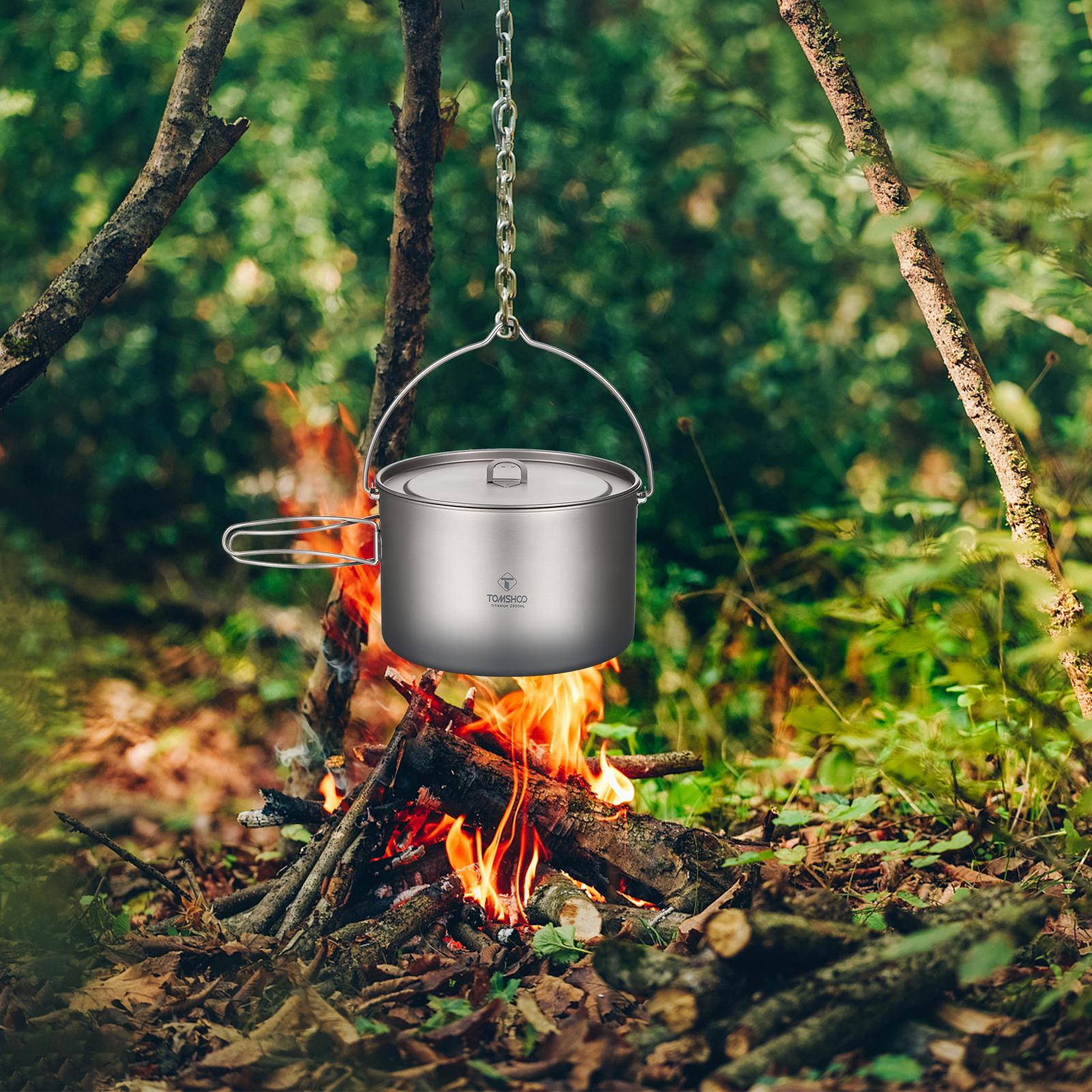 TOMSHOO Titanium Pot 750ml 900ml 1100ml 1600ml 2000ml 2800ml Ultralight Hanging Pot with Lid and Foldable Handle 1600ML (24000mah Battery)
TOMSHOO Titanium Pot 750ml 900ml 1100ml 1600ml 2000ml 2800ml Ultralight Hanging Pot with Lid and Foldable Handle 1600ML (24000mah Battery)