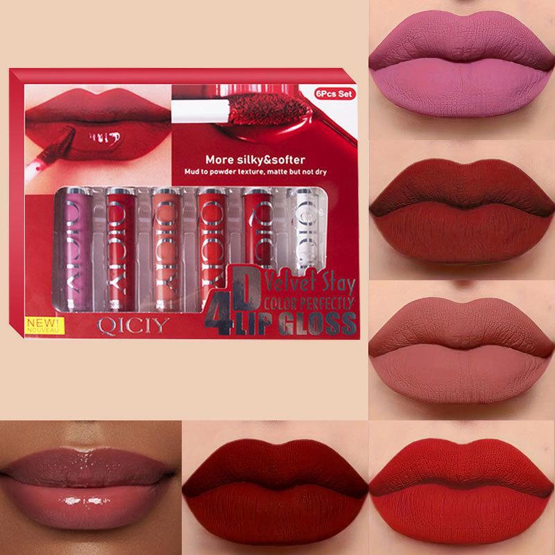 Набор матовых помад QICI Velvet Lip Glaze — антипригарный, новый базовый продукт для макияжа Set 2
Набор матовых помад QICI Velvet Lip Glaze — антипригарный, новый базовый продукт для макияжа Set 2