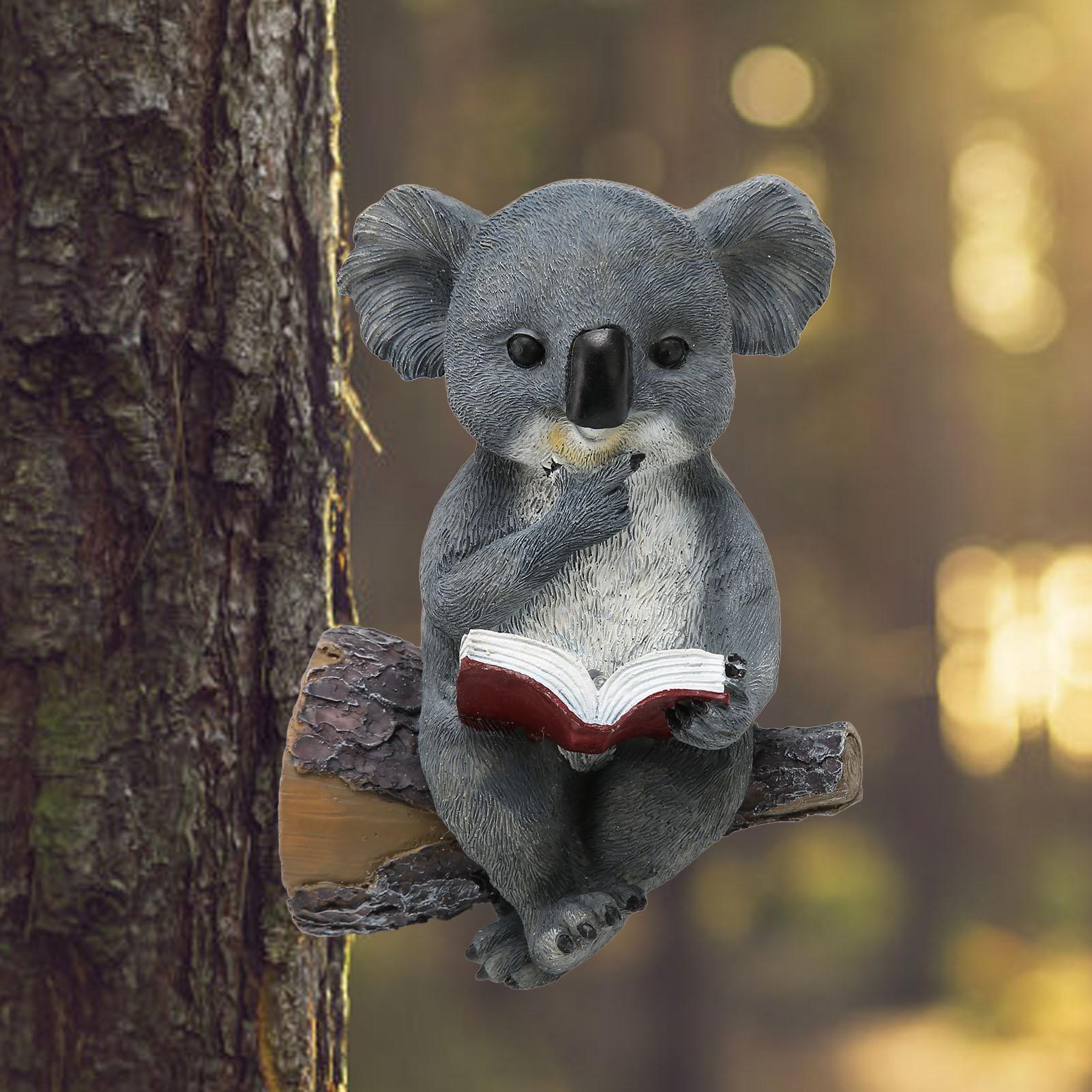 Солнечный светильник Koala, окрашенный водонепроницаемый полимерный, реалистичный белый светодиодный солнечный садовый светильник для дерева, патио, заднего двора
Солнечный светильник Koala, окрашенный водонепроницаемый полимерный, реалистичный белый светодиодный солнечный садовый светильник для дерева, патио, заднего двора