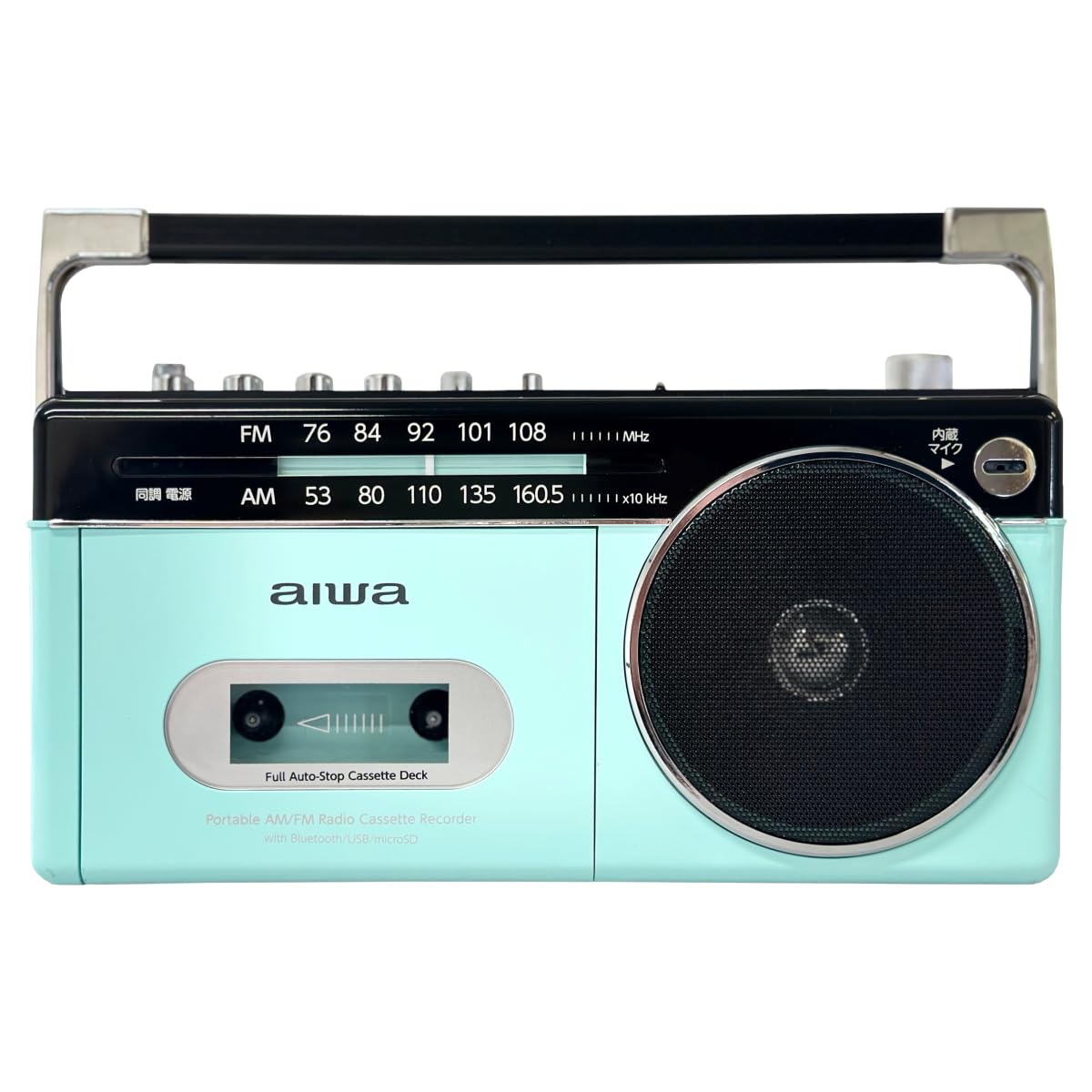 Aiwa RCP3 Пастельно-зелений Аудіо-Г Бумбокс, GAA4-RCP0003(PG) пастельні зелений колір
Aiwa RCP3 Пастельно-зелений Аудіо-Г Бумбокс, GAA4-RCP0003(PG) пастельні зелений колір