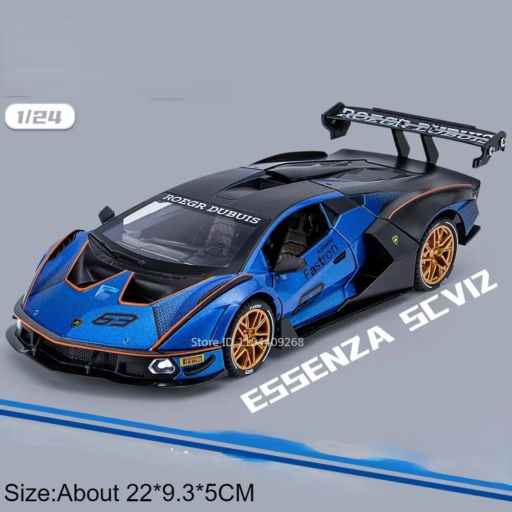 1:24 Scale Lambor Revuelto SCV12 Sports Car Toy Model Music Light Supercar Scissor Doors Opened Vehicle Models Collection Gifts
1:24 Scale Lambor Revuelto SCV12 Sports Car Toy Model Music Light Supercar Scissor Doors Opened Vehicle Models Collection Gifts