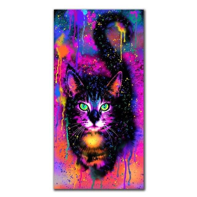 Современный рок-граффити с изображением животных, кошек, постеры и принты, холст, живопись, настенная художественная картина для гостиной, скандинавская роспись, украшение для дома без рамки 20*40cm
Современный рок-граффити с изображением животных, кошек, постеры и принты, холст, живопись, настенная художественная картина для гостиной, скандинавская роспись, украшение для дома без рамки 20*40cm