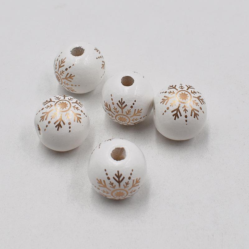 10pcs Golden Wood Beads Winter Gold Silver White Snowflake Pattern Wood Craft Beads Rustic Farmhouse Tiered Tray Decor
10pcs Golden Wood Beads Winter Gold Silver White Snowflake Pattern Wood Craft Beads Rustic Farmhouse Tiered Tray Decor