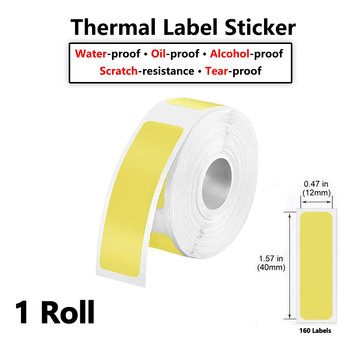 1 рулон P15 Папір термостикер 12x40 Термопринтерна стрічка Жовтий папір для етикеток для P11/P12/P15/P50/B100/D30/HP1/HP3 1 Roll ауреолін
1 рулон P15 Папір термостикер 12x40 Термопринтерна стрічка Жовтий папір для етикеток для P11/P12/P15/P50/B100/D30/HP1/HP3 1 Roll ауреолін