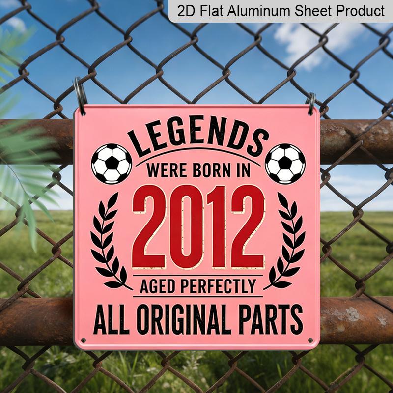 2D Flat 1pc, Year Sign, Legends Were Born in 2012, Clean Design, Year Commemor, Garden Swing, Terrace Setup, Rest Corner, Pergola Decor, Lantern 20*20cm
2D Flat 1pc, Year Sign, Legends Were Born in 2012, Clean Design, Year Commemor, Garden Swing, Terrace Setup, Rest Corner, Pergola Decor, Lantern 20*20cm
