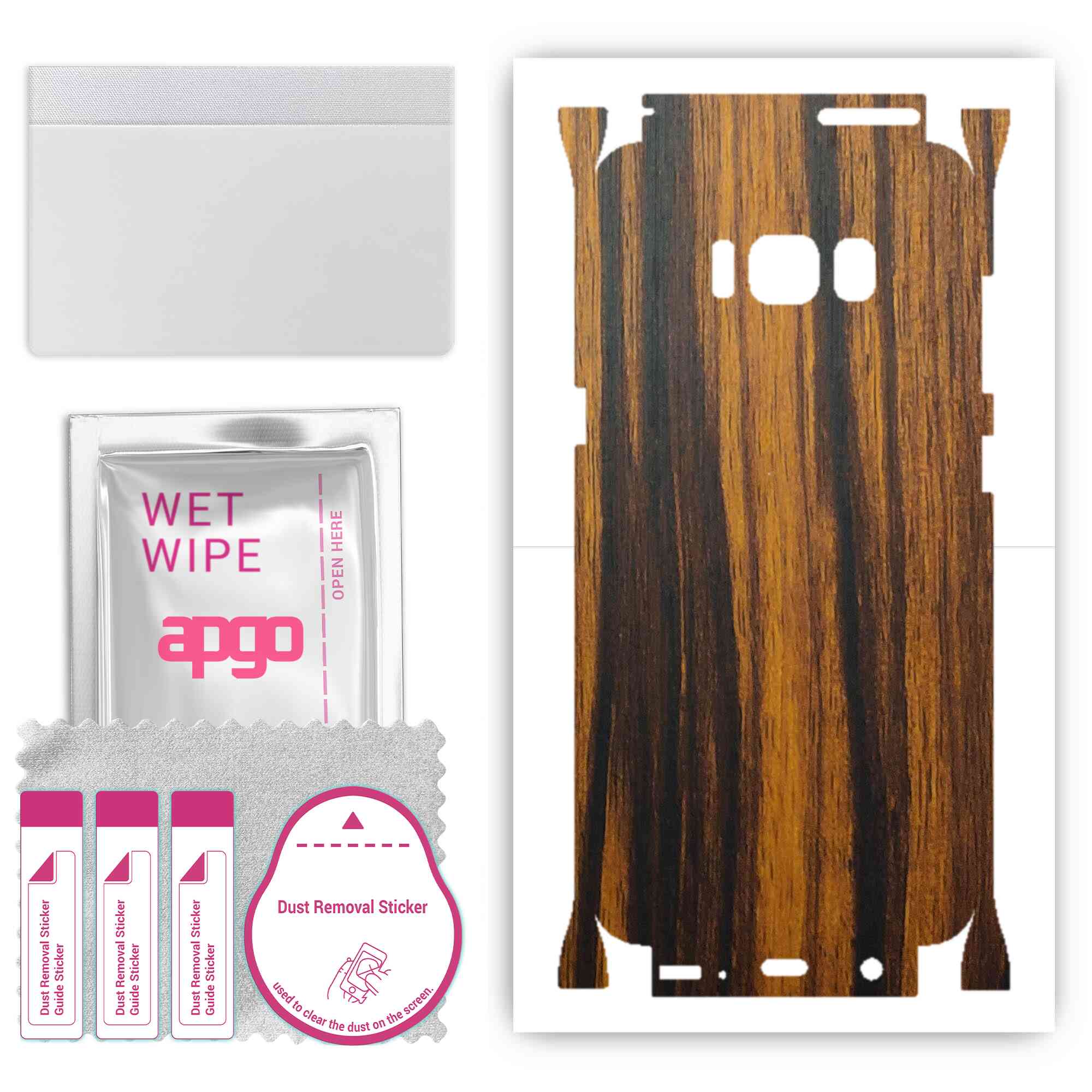 apgo Protective Skin Sticker for the back+sides compatible with Samsung Galaxy S8, Full Wrap Film, Foil, Vinyl - Pattern Tigerwood
apgo Protective Skin Sticker for the back+sides compatible with Samsung Galaxy S8, Full Wrap Film, Foil, Vinyl - Pattern Tigerwood