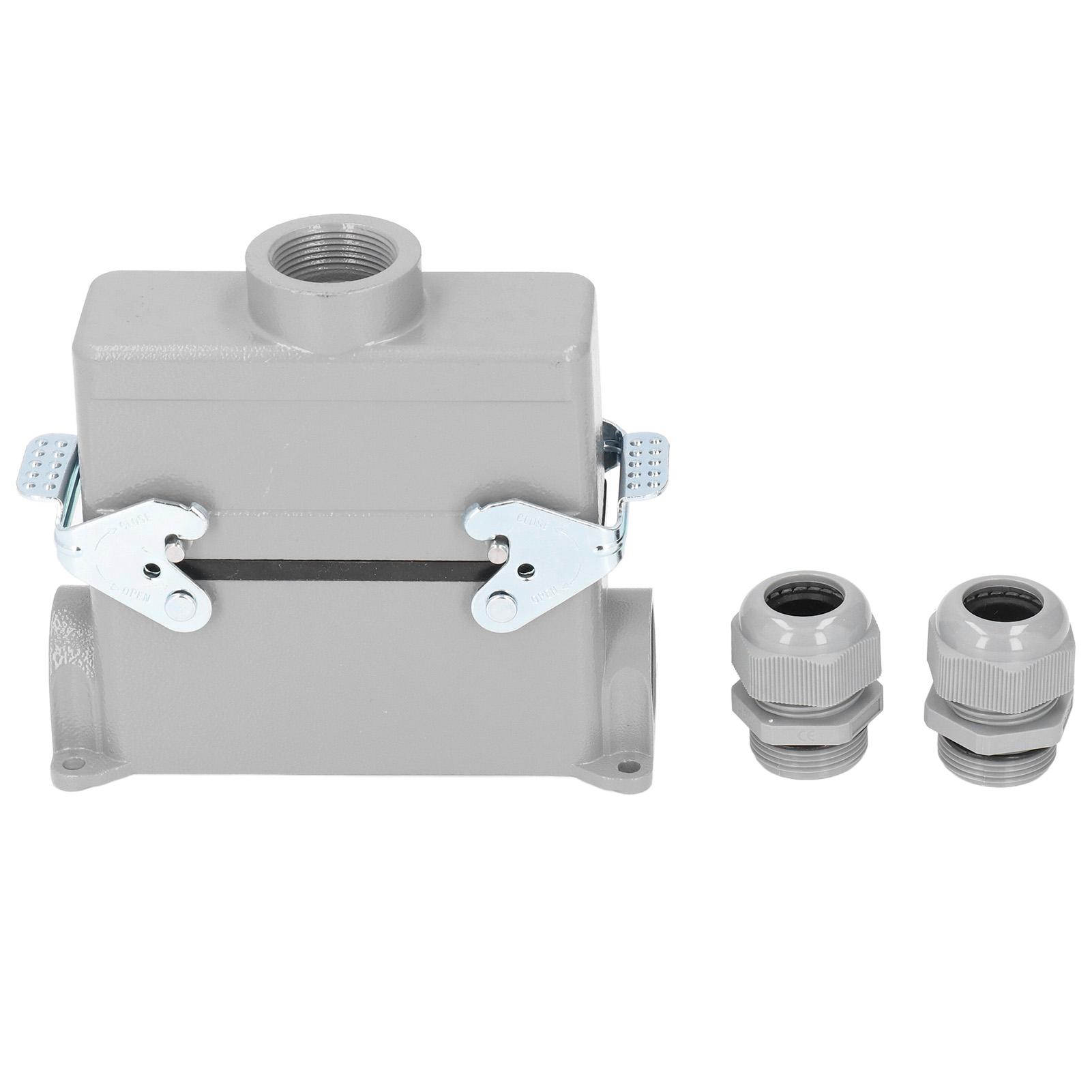 Rectangular Heavy Duty Connector HDCHE0244PG21 Waterproof for Connecting 16A 500V
Rectangular Heavy Duty Connector HDCHE0244PG21 Waterproof for Connecting 16A 500V