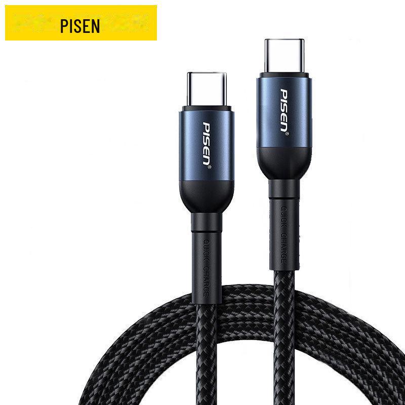 PISEN 60W Dual Type-C Fast Charging Cable for Apple 15, iPad, and Mobile Devices C to C card data cable 1 meter 60W
PISEN 60W Dual Type-C Fast Charging Cable for Apple 15, iPad, and Mobile Devices C to C card data cable 1 meter 60W